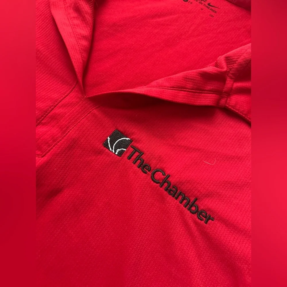 Nike Golf Dri-FIT Red Polo Shirt  | Small